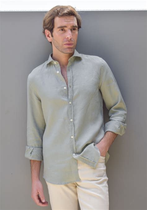 Selecci N De Camisas De Lino Para Hombre