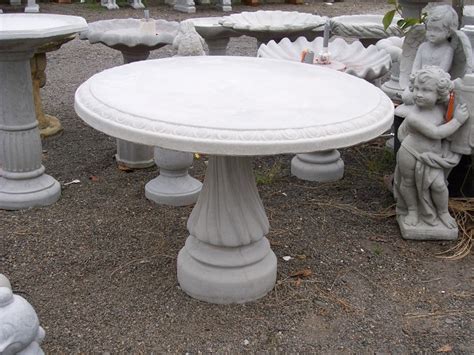 Garden Tables And Benches Concrete Decorative Bench Portland Garden