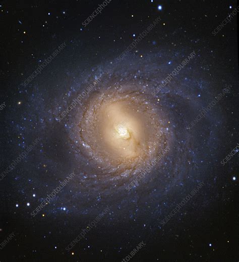 Barred Spiral Galaxy M Composite Image Stock Image C