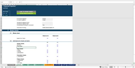 Excel Template Biopharma Business Financial Projection Statement