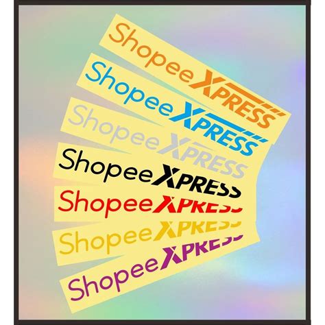 Jual Stiker Shopee Express Cutting Sticker Variasi Motor Mobil Tanpa