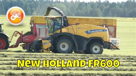 Silage New Holland Fr Forager In Grass Silage Youtube