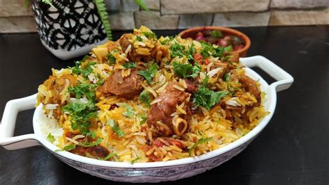 Mutton Dum Biryani Secret Recipe Mutton Biryani Recipe Nathis