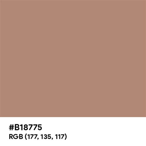 Caramel Brown color hex code is #B18775