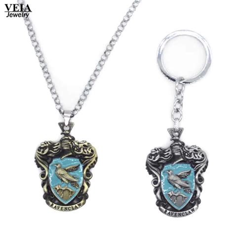 New Fashion Jewelry Gryffindor House Metal Pendants Necklace Ravenclaw