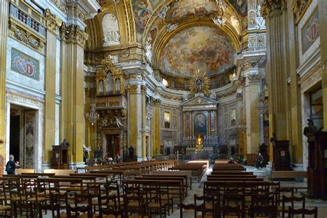 Rome Architecture Italy Chiesa del Gesu interior - 1182 :: World All ...