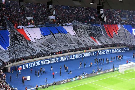 Le Tifo Du Parc Des Princes Pour Psg Real