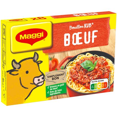 Maggi Bouillon Kub Go T Boeuf Tablettes G Pas Cher Auchan Fr