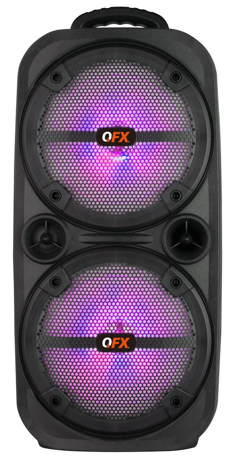 Customer Reviews QFX Bluetooth Rechargeable Speaker With LED Party