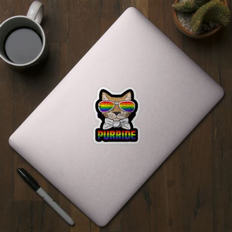 Lgbt Cat Lgbtq Sticker Teepublic