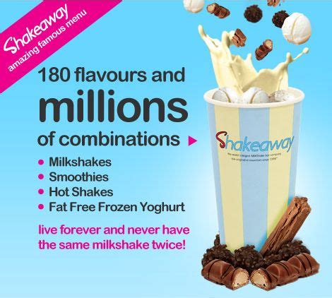 Worlds Largest Milkshake Bar Company Shakeaway Milkshake Milkshake