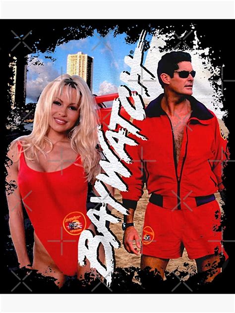 Cj And Mitch Baywatch Poster For Sale By Ronaldcapel Redbubble