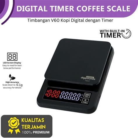 Promo Timbangan Digital Kopi Dengan Timer Timbangan Kopi Digital Coffee