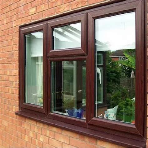 ACE BUILD Brown UPVC Combination Window Glass Thickness 10 Mm At Rs