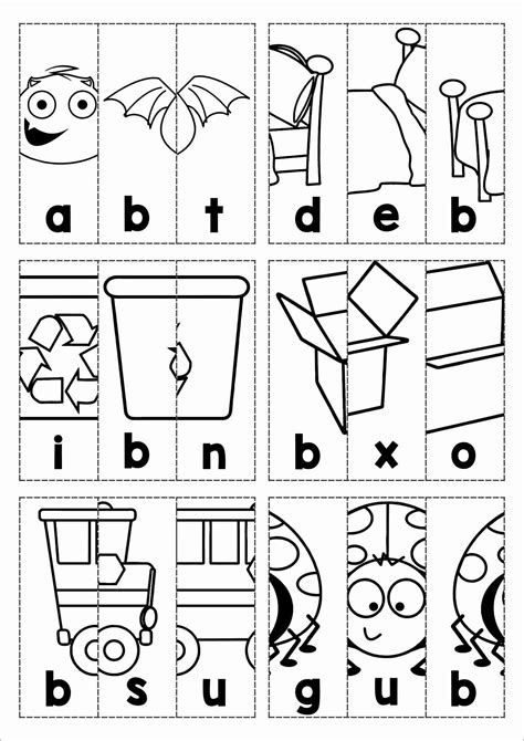 Kindergarten Cut And Paste Worksheets