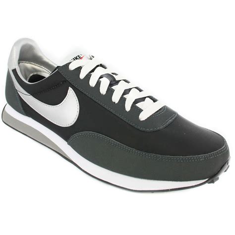 Nike Elite Nylon Lace Trainers Shoes Black Silver