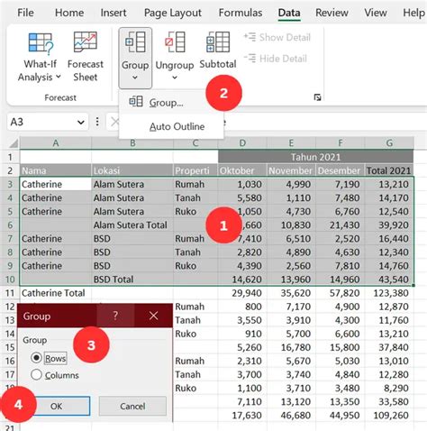 Cara Membuat Outline Di Excel Excelandor 2025