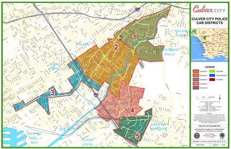 Ccll Field Location And Boundary Map Culver City California Map