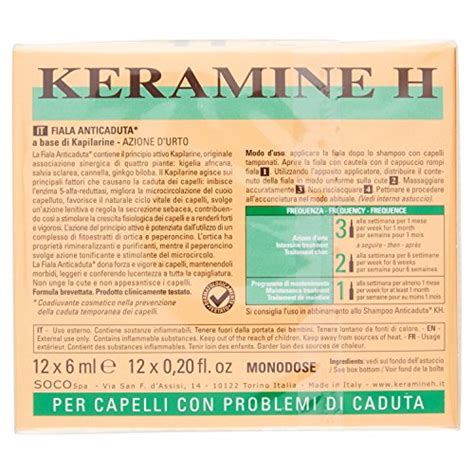 Keramine H Fiala Anticaduta Per Capelli X Ml Caduta Capelli