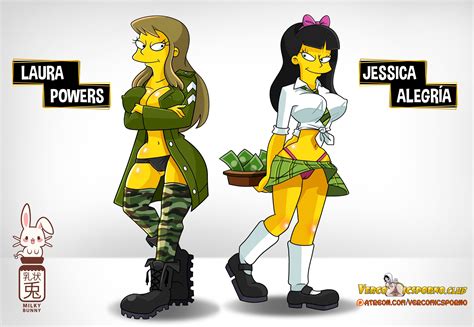 Post Jessica Lovejoy Laura Powers Milky Bunny The Simpsons