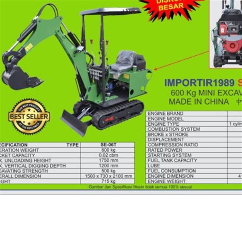 jual alat berat mini excavator konstruksi backhoe beko small crawler