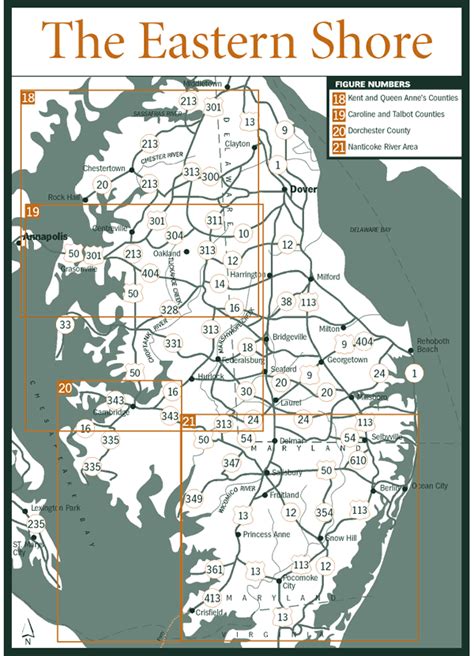 Map Of Maryland Eastern Shore - Tour Map