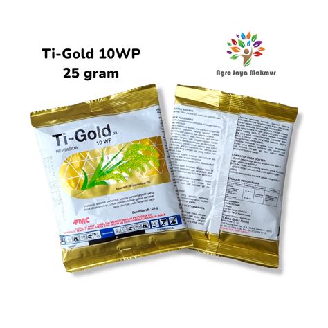 Jual Ti Gold 10 WP 25 Gram Herbisida Sistemik Pembasmi Gulma Daun Lebar