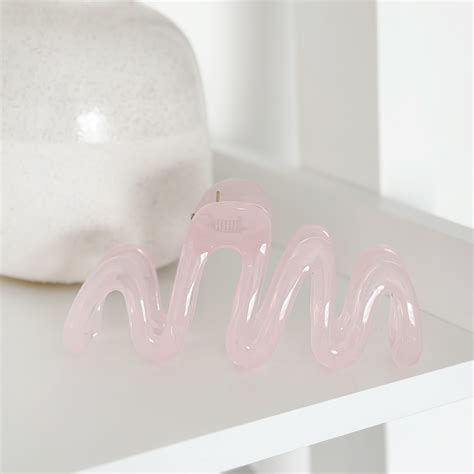 Squiggle Claw Clip Pink Clip Art Library