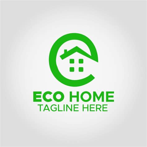 Plantilla De Logotipo Ecol Gico Vector Premium