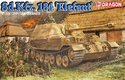 Dragon Models Sd Kfz 184 Elefant Model Kit Arts Crafts And Sewing