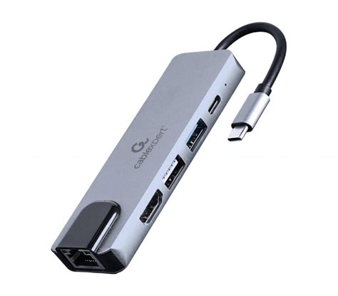 Distribuidor De Gembird Adaptador Multipuerto Usb Tipo C 5 En 1 Hub