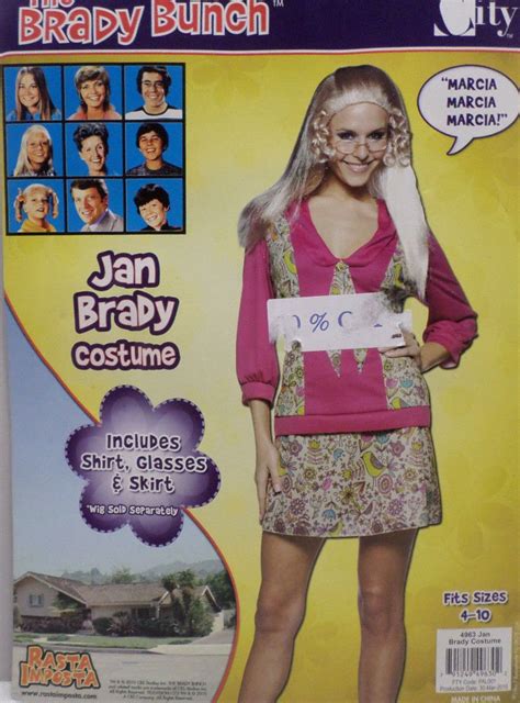 Halloween Costume The Brady Bunch Jan Brady Size Small/Medium 4-10