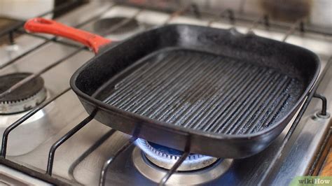 Een Grillpan Gebruiken Met Afbeeldingen Wikihow