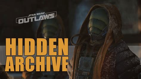 Save Or Delete The Archive Star Wars Outlaws Hidden Archive