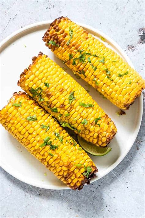 Mexican Air Fryer Corn On The Cob Grill Version {vegan Gluten Free Low Carb} Recipes From