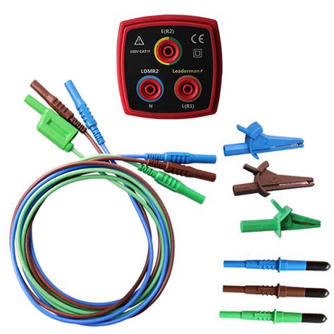 Leaderman Ldm R R Mains Tester Kit For Kewtech Mfts Testermans