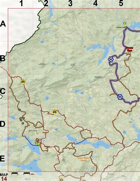 2023-2024 Maine Snowmobile Trail Map Atlas - Etsy