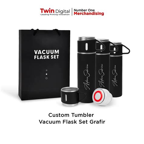 Custom Tumbler Vacuum Flask Set Grafir Platform Corporate B B Twin