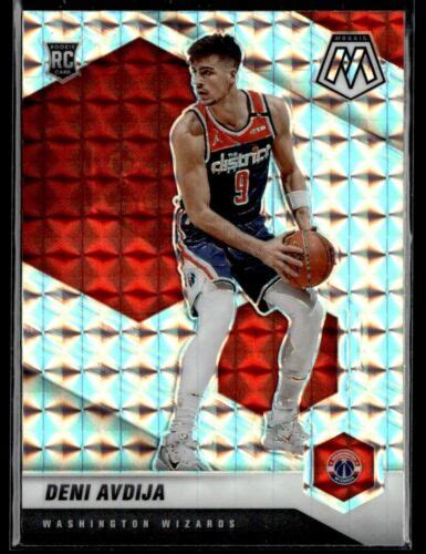 Deni Avdija 2020 21 Panini Mosaic Silver Prizm RC 217 Washington