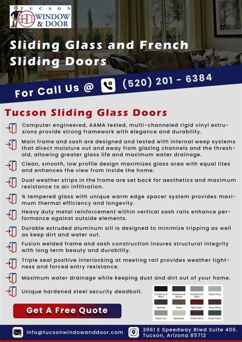 Ppt Exterior Doors Tucson Sliding Glass Doors Tucson Az Powerpoint Presentation Id10708484