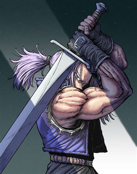 Future Trunks Long Hair Sword