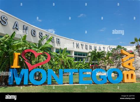 I Love Montego Bay Sign Sangster International Airport Montego Bay