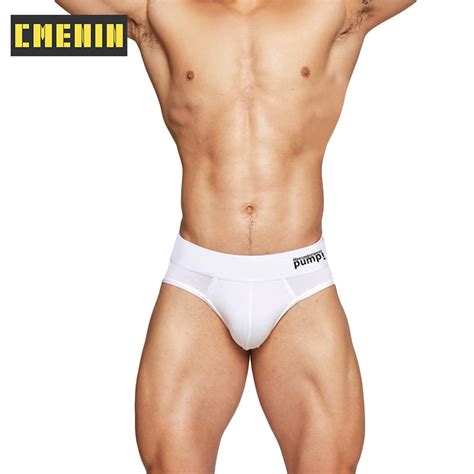 CMENIN 1 PC PUMP Breathable Sexy Underwear Men Jockstrap Briefs 2020 New Men Bikini Underpants