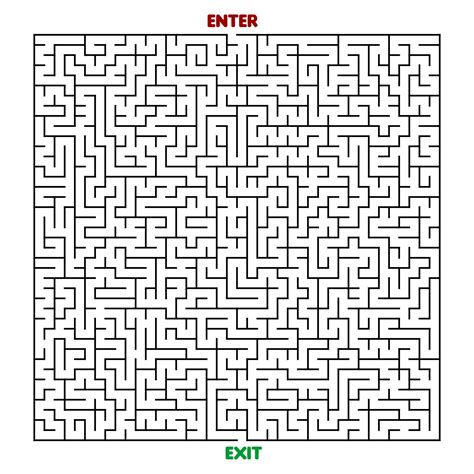 Printable Hard Mazes