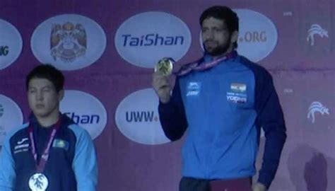 India S Tokyo Olympics Medallist Ravi Dahiya Creates History Wins Gold At Asian Wrestling C