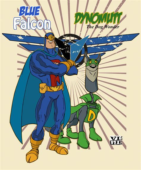 Blue Falcon and Dynomutt by ViniVix on DeviantArt