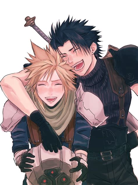 Cloud Strife And Zack Fair Final Fantasy And More Drawn By