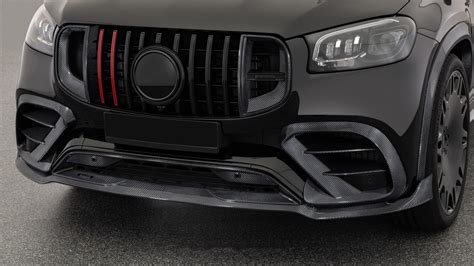 Front Bumper Spoiler BS Style Carbon For Mercedes GLE SUV AMG V167 AMG