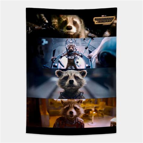 Rocket Gotg Vol 3 Tapestry Star Wars Artwork Marvel Avengers Funny