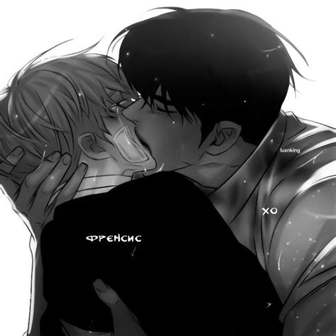 Pin By сальвадор On Aesthetic Cute Gay Couples Anime Couple Kiss Handsome Anime Guys